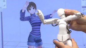 manequin en bois 2.0 dans le monde du manga 3D bd animation