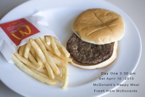 Le McDonalds Happy Meal Project prouve que les conservateurs présents dans les burgers et les frites macdo sont plutot efficaces même après 979 jours !