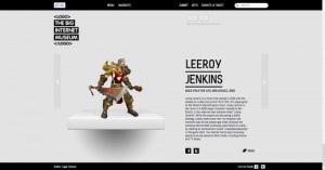 Internet a maintenant un musée logo leeroy jenkins wow warcraft jeu video