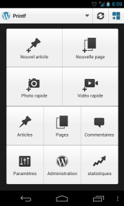 android application wordpress