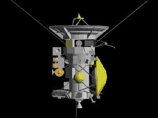 Cassini-huygens sonde 3d