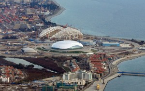 Sotchi ville met noir construction jeux olympiques
