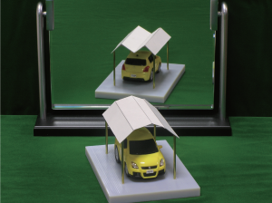 voiture illusion optique toit