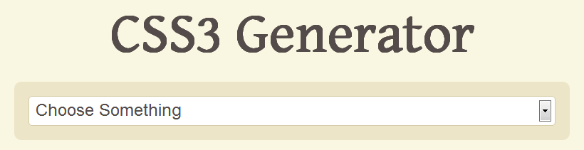 Des générateurs d’effet en CSS3 - Printf