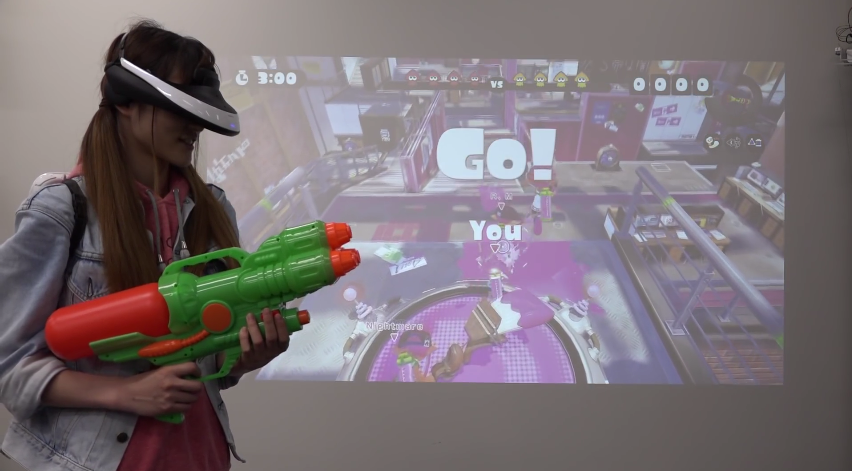 Comment Jouer à Splatoon En Réalité Virtuelle Avec Un Vrai